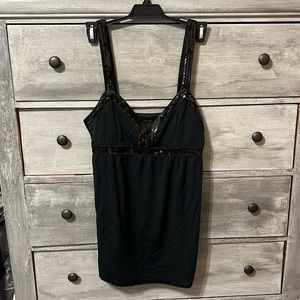 Sequin strapped top